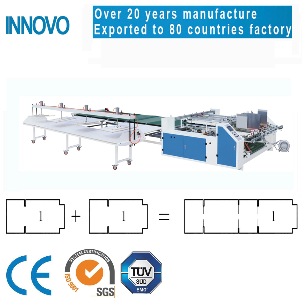 Pxa Series Corrugated Carton Box Folder Gluer Machine /Double Pieces Gluing Machine