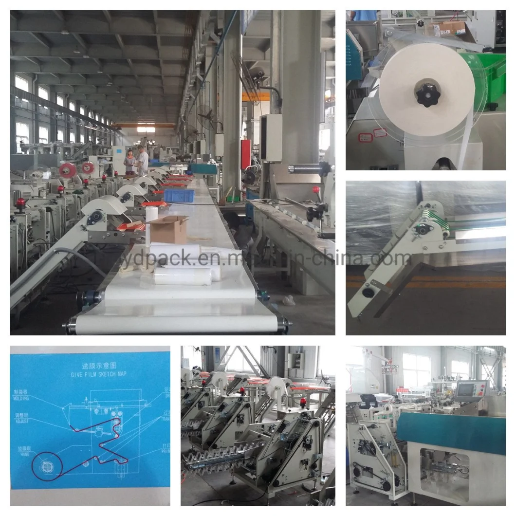 Automatic Food Noodle Pasta Rice Noodles Packing Machine Wrapping Machine Packaging Machine with 8 Weighing Bundling Machines